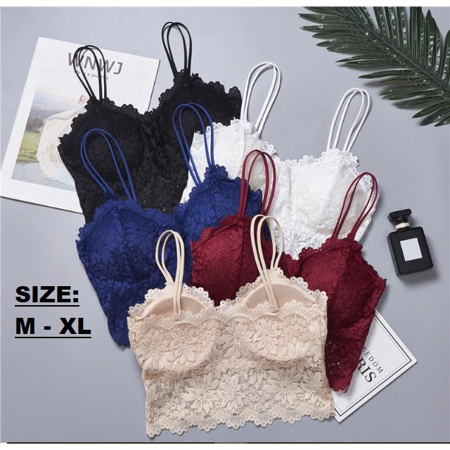 Push UP BRA Renda + Busa Tanpa Kawat BT