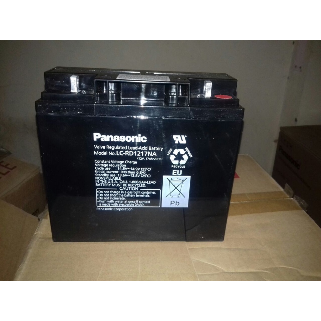 Aki Kering/Baterai UPS VRLA PANASONIC 12V 17ah /PANASONIC LC-RD1217NA