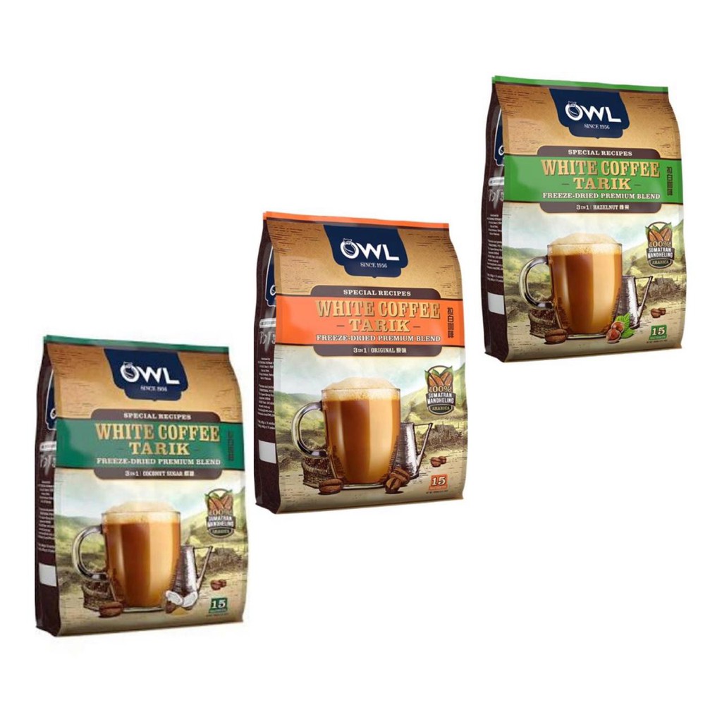 

OWL White Coffee Tarik Original - Coconut Sugar - Hazelnut-import