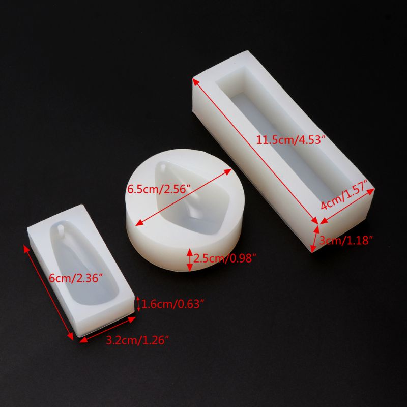 SIY  Resin Pendant Silicone Mold DIY Resin Aurora Pendant Charm Making Jewelry Tools