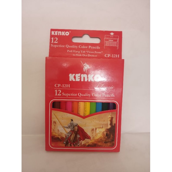 

Pensil warna pendek kenko classic CP-12H