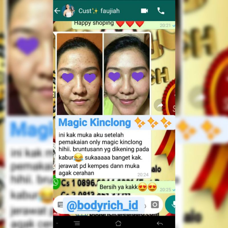 MAGIC KINCLONG ALESKIN GLOW Skincare Glowing-Paket Perawatan Wajah Korea-Cream Glowing