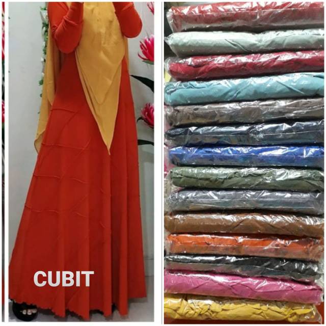 Gamis jersey cubit grade A