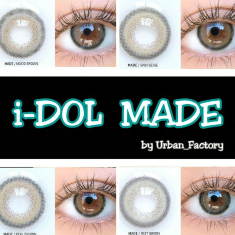 Softlens IDOL MADE 14.5 MM NORMAL by URBAN FACTORY  Softlen Soflen Soflens Warna