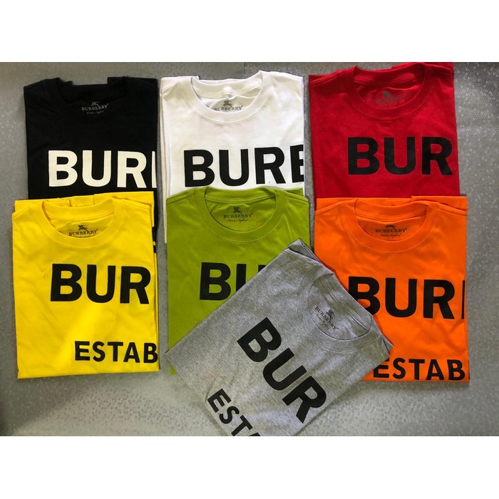 TSHIRT BURBERRY COLOR SERIES PREMIUM BAJU KAOS PRIA WANITA BRANDED KEKINIAN KAOS DISTRO MURAH