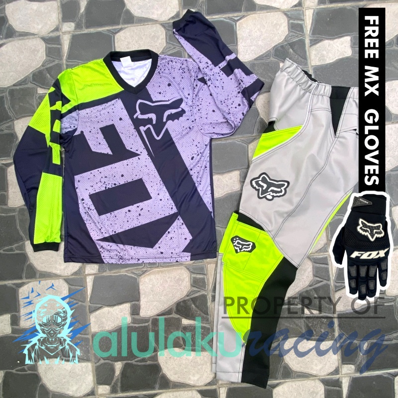 Jersey &amp; Celana MX Trail Motocross - Paket Bundling FOCT0314-F41