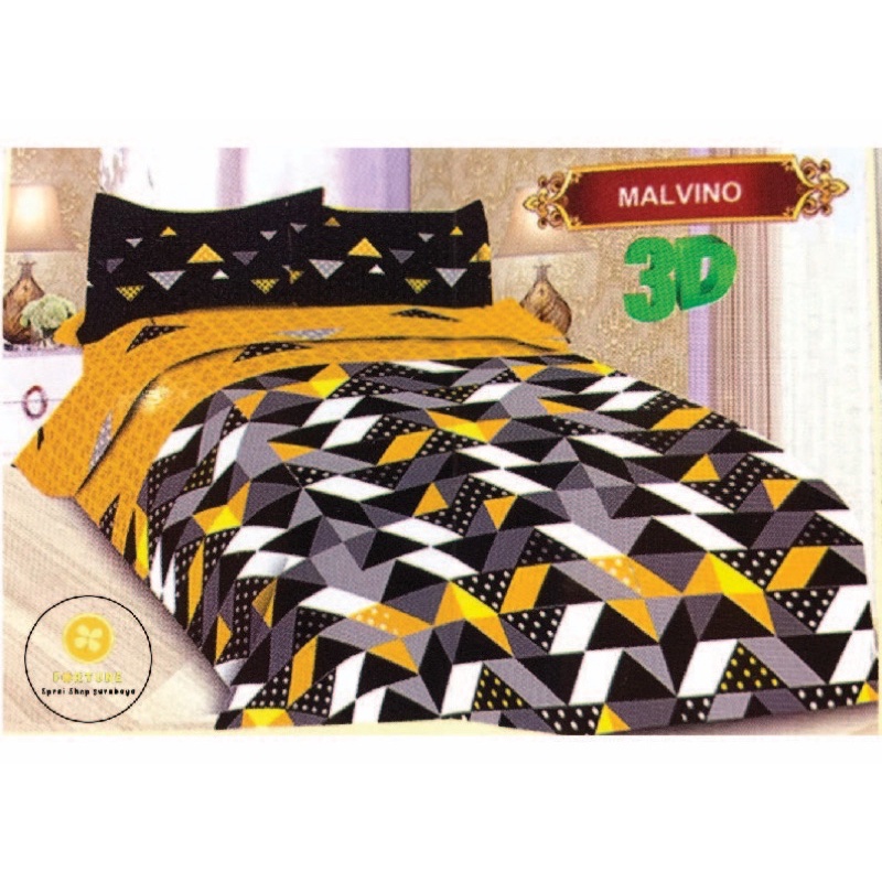 SPREI BONITA motif MALVINO (BISA COD) 180x200, bantal 4, 160x200, 120x200, bantal 2