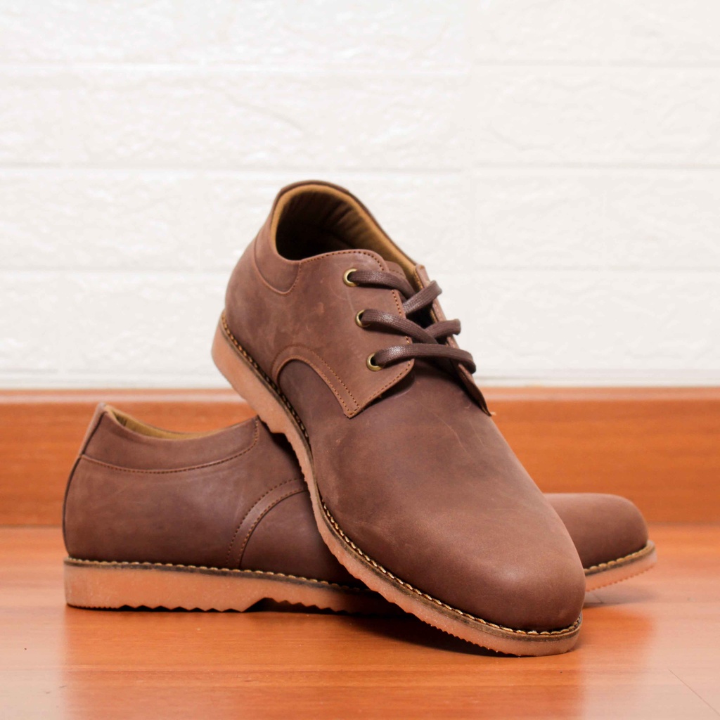 sepatu pantofel pria sepatu casual pria sepatu kulit pria sepatu crazyhorse sepatu kantor oriola