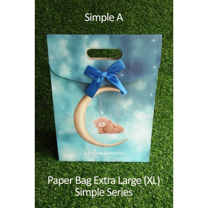 

Paper Bag Motif / Tas Kertas Kado / Tas Ulang Tahun - XL SIMPLE SERIES