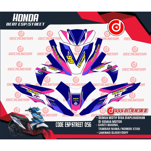 Stiker Beat Street/Decal Stiker Beat ESP/Decal Beat Street/Decal Beat ESP Full Body
