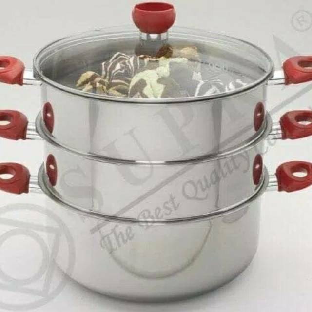 Super Steamer Supra 32 cm / Klakat Supra Susun 3 uk 32 cm