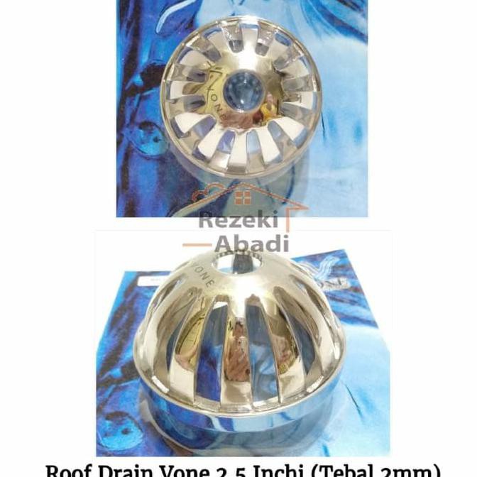 Promo  Termurah  Roof Drain 2.5 inchi Vone Kuningan Tebal / Saringan Talang Air