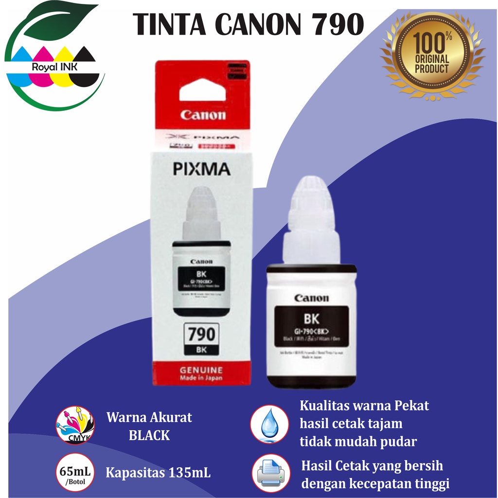 TINTA CANON GI 790 PREMIUM(COMPATIBLE) For CANON G1000, G2000, G2002, G3000