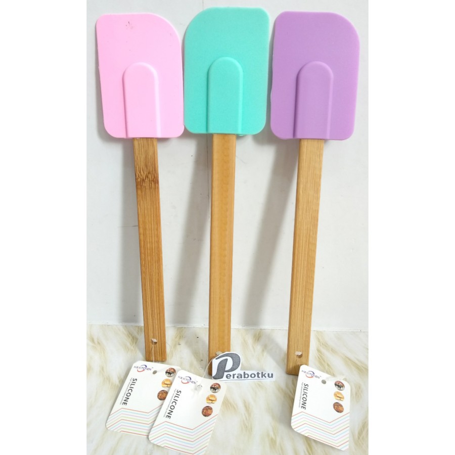 Polesan Silicon Gg Kayu N3A/Spatula silikon