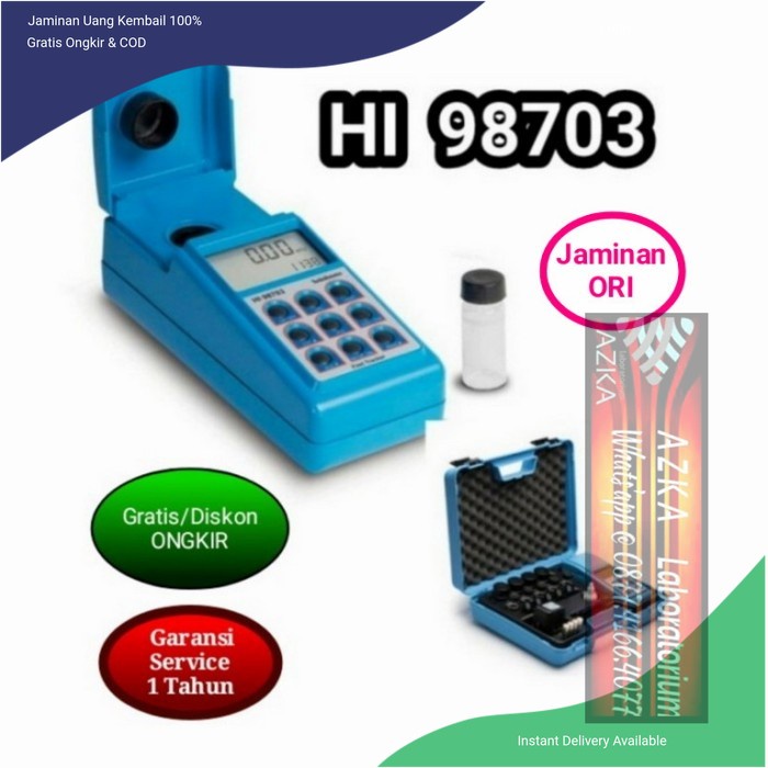 Jual Hanna instruments HI98703 Turbidity Meter Shopee Indonesia