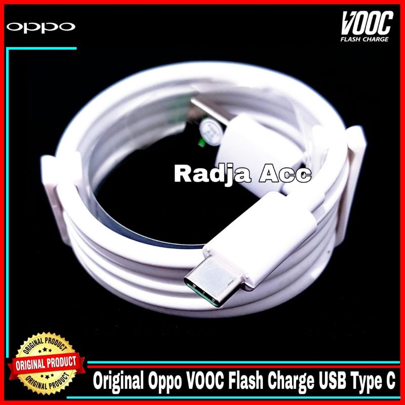 Kabel Data Oppo A57 2022 Oppo Reno7 7 Z 5G ORIGINAL 100% VOOC Type C