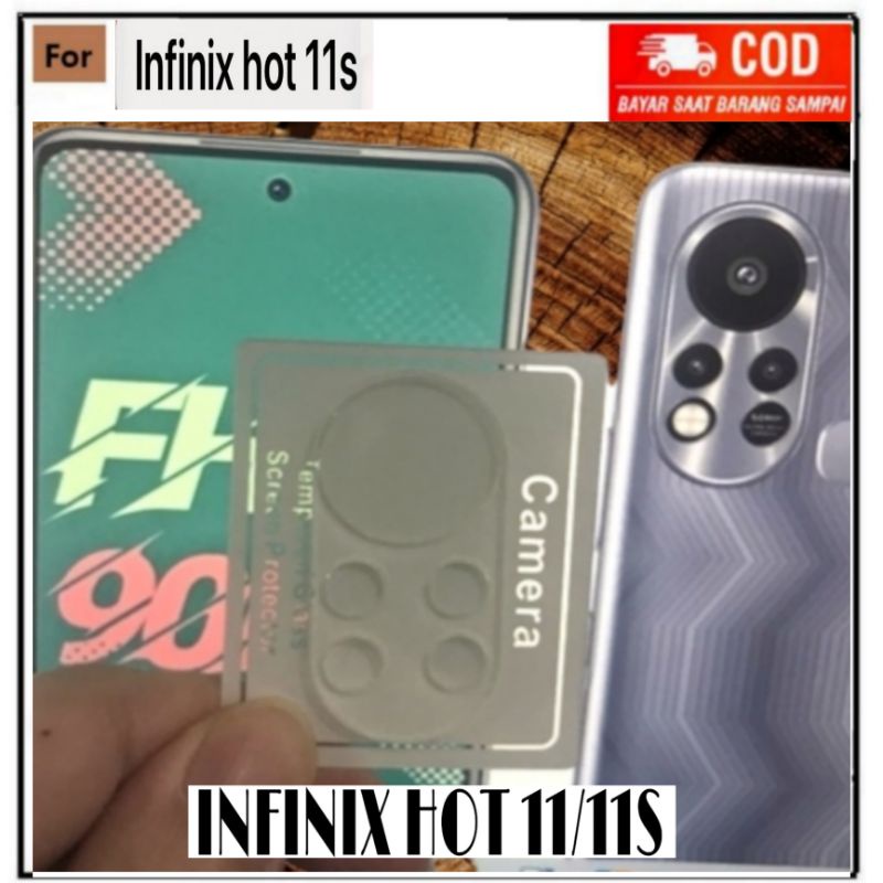 Frame Kamera INFINIX HOT 11S HOT 11 Anti Goress Kaca Full curved