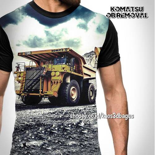 Kaos DUMP TRUCK HD Komatsu OB REMOVAL Tambang Batubara MINING Alat Berat