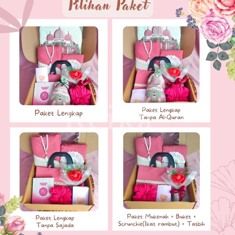 

(V-UBR) (✓) Hampers Mukenah Al Quran | Kado mukena dewasa hampers alquran islam cewek wanita wedding birthday ultah pacar hampers lebaran idul fitri ied hampers sajadah travel tasbih seserahan seperangkat alat sholat paket mukena kado ibu hampers mukena k