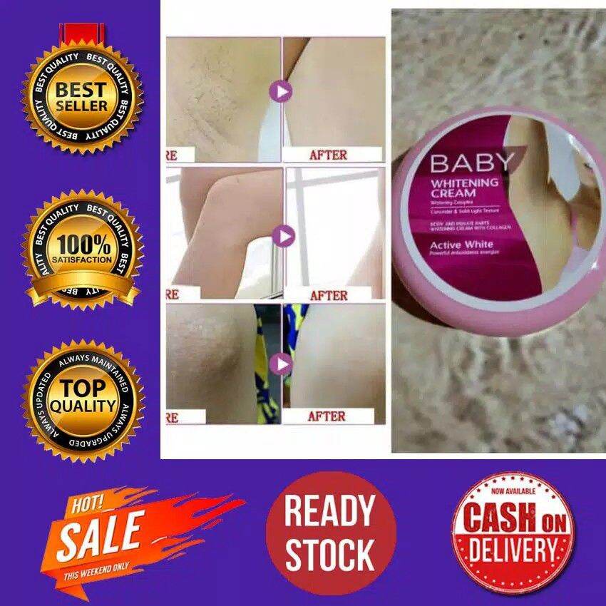 COD Pemutih Ketiak Baby Pink Whitening Cream Pemutih Shinkurim