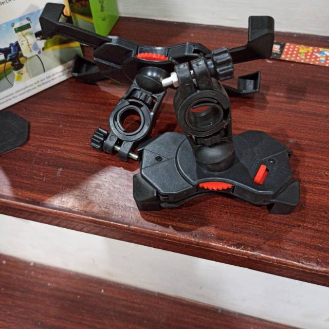 Phone holder sepeda lipat mini mtb gunung bracket hp sepeda bracket handphone sepeda gowes motor