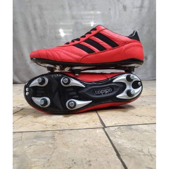 Sepatu Bola full Besi Kulit Sapi Asli