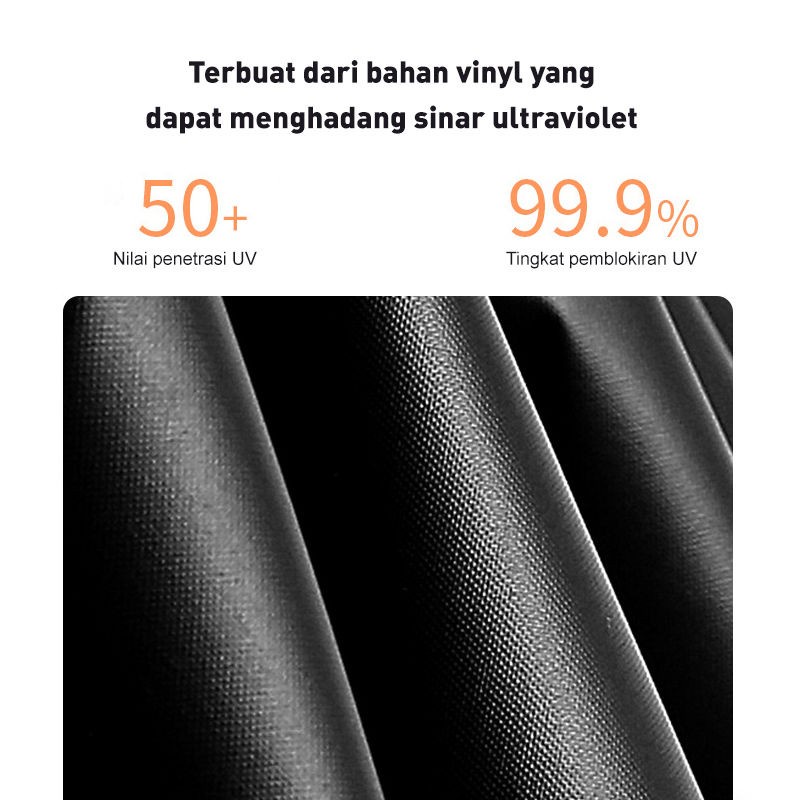 PAYUNG LIPAT MINI CANTIK ANTI UV MINI UMBRELLA D92CM + SARUNG dan TALI READY MURAH