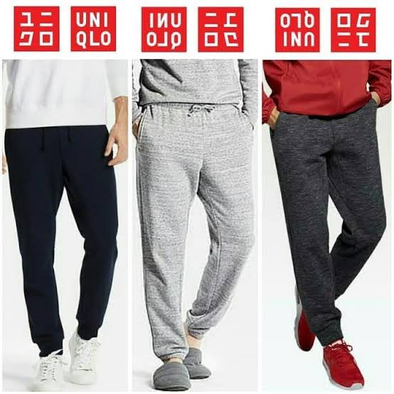 Cek Deskripsi dahulu, Uniqlo Jogger Running Reject Bolong tapi sudah di jahit  ( Celana Jogger Wanit