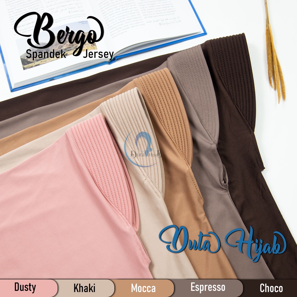 JILBAB INSTAN KHIMAR SPANDEX JERSEY UKURAN L PREMIUM HIGH QUALITY