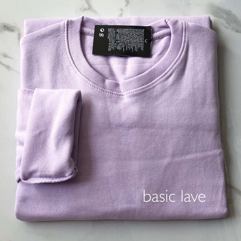 longsleeve rib basic sweater premium baju lengan panjang KALLYOUTFIT-BASIC LAVE