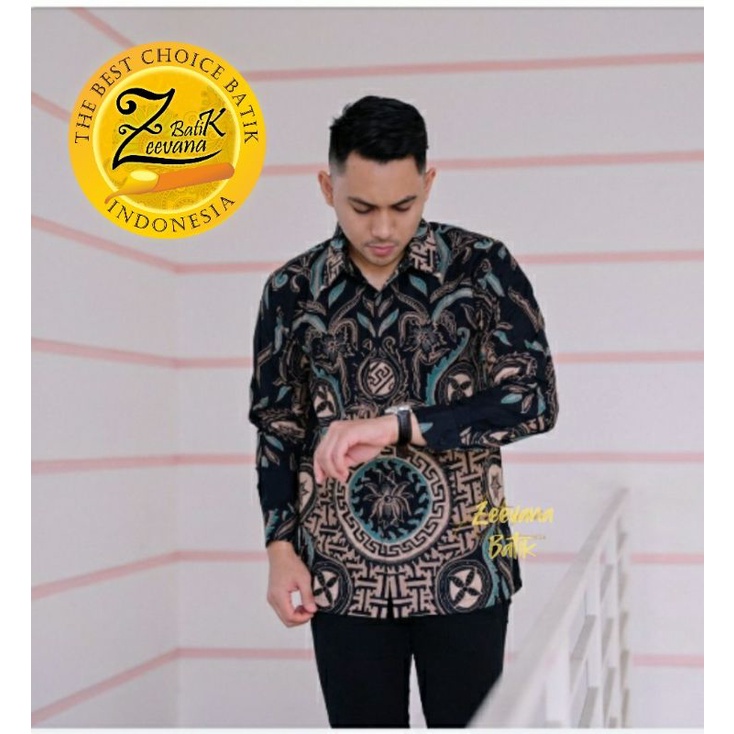 Kemeja Batik  Solo  Katun Premium Full Furing