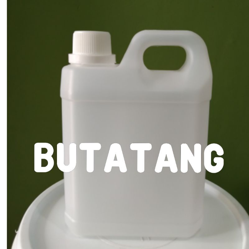 Jerigen 1 Liter Pendek Natural Baru