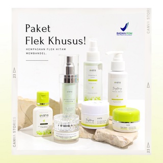 PAKET FLEK KHUSUS EVANA BEAUTY CARE - 100% FLEK HILANG DAN MEMBUAT WAJAHMU CERAH ALAMI (GRATIS SOOTH