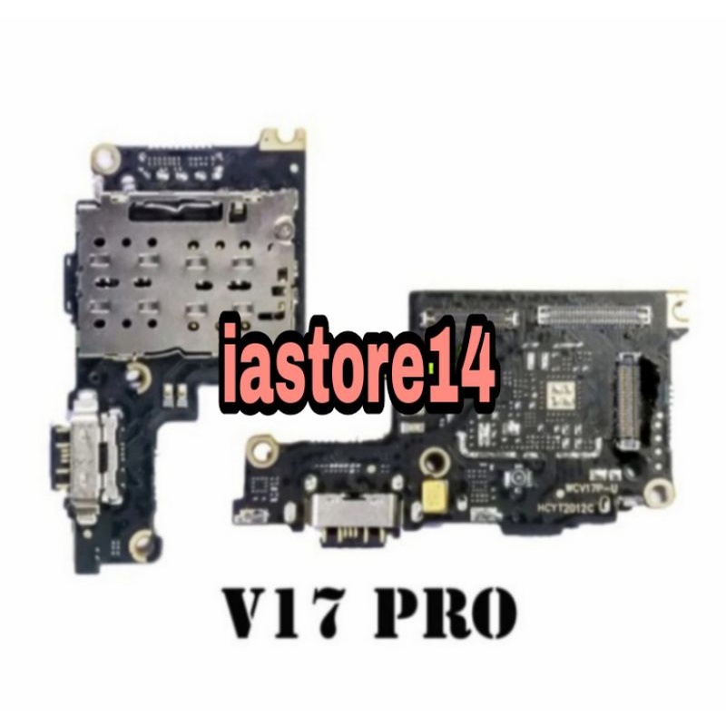 Vivo V17 pro PAPAN BOARD CONNECTOR CAS KONEKTOR CHARGER HF MIC VIVO V17 PRO V17pro ORIGINAL
