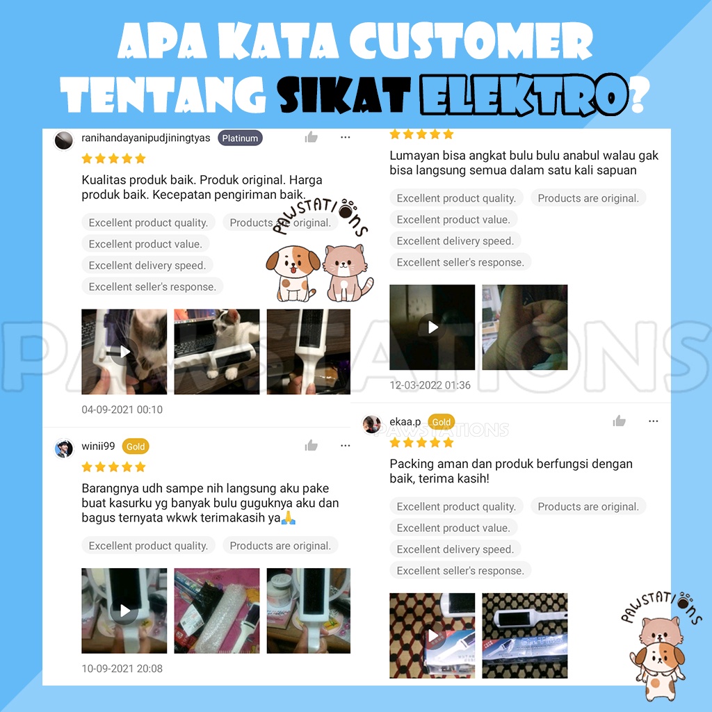 Sikat Pembersih Bulu Kucing Alat Pembersih Bulu Kucing Roll Pembersih Bulu Kucing Roller Bulu Kucing Sikat Elektrostatis Sikat Elektro Electrostatic Brush Pet Hair Remover