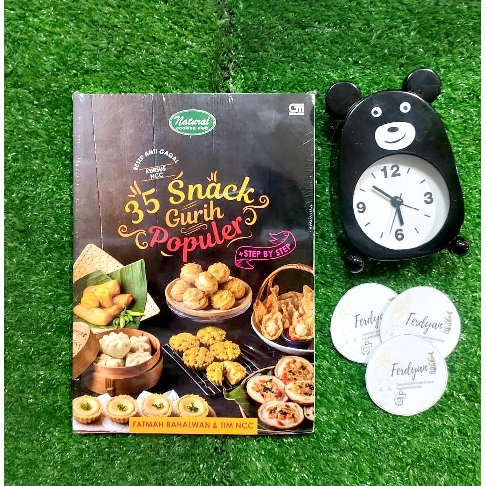 Buku 35 Snack Gurih Populer + Step by tep Resep Antigagal Kursus NCC Fatmah Bahalwan & Tim Ncc