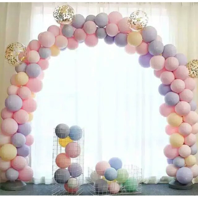 [READY 12 inch] Balon Warna Pastel / Macaron Balon Pesta Balon Ulangtahun Tebal ukuran 12 inch