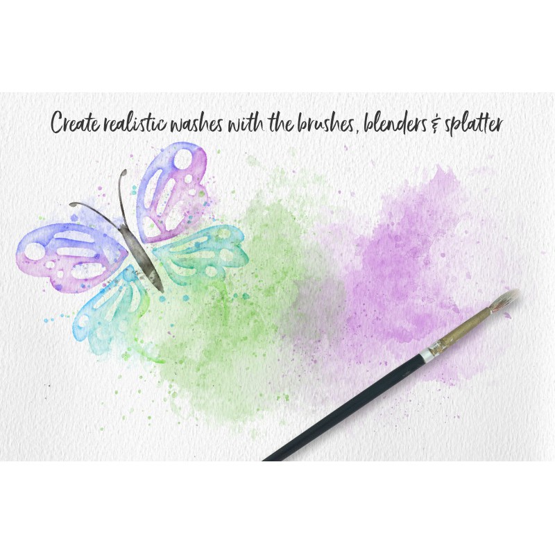 Procreate Brush - The Ultimate Watercolour Brush Pack for Procreate