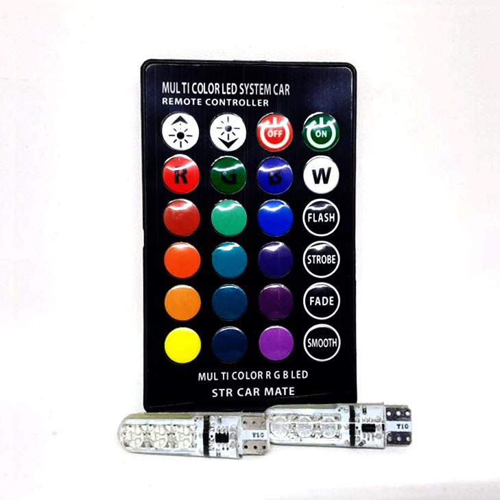 Lampu Sen Jelly Remote RGB 6 Titik Mata Jelly 5050 SMD 16 Warna + Remote Gel Sein Sen Rem Mundur