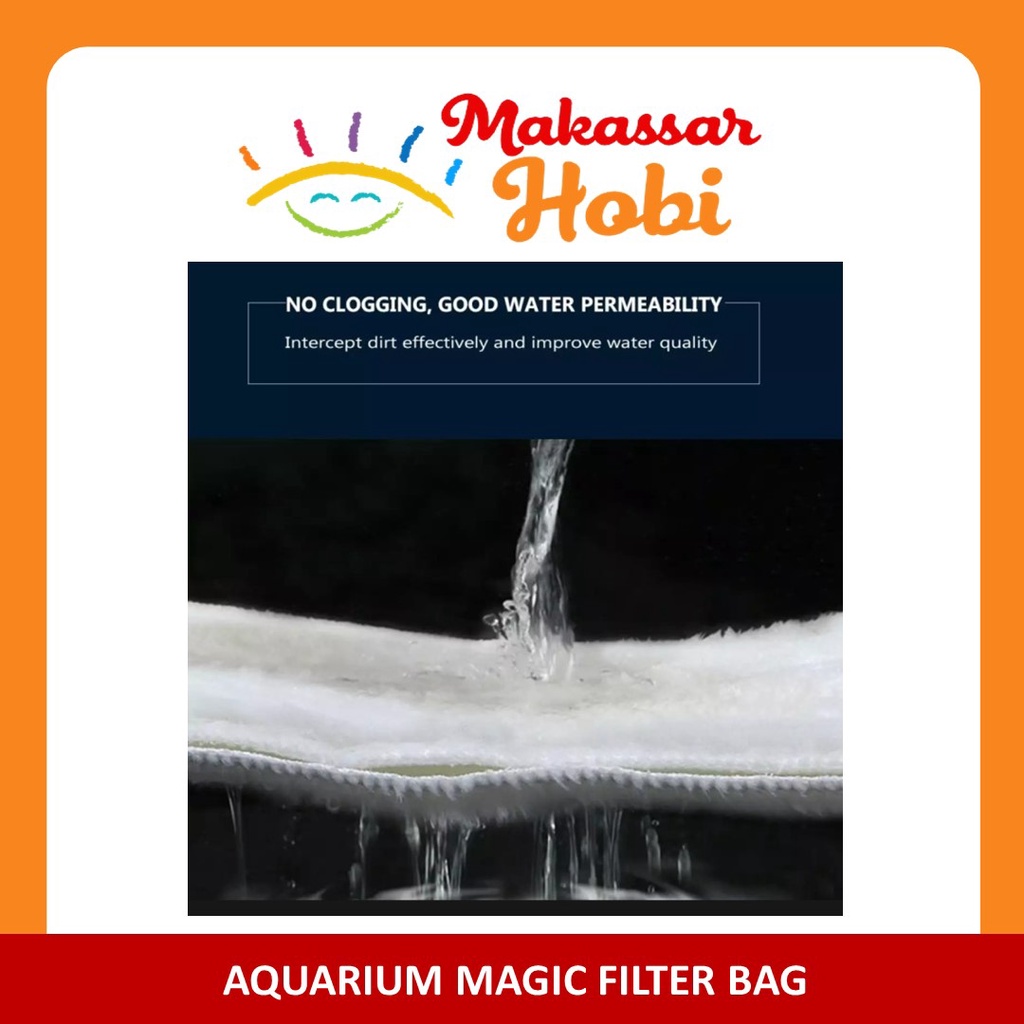 Aquarium Magic Filter BAG Blanket Cotton Jaring Waring Media Akuarium