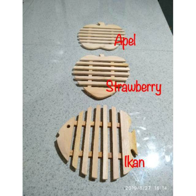 Tatakan Panci bahan Kayu MURAH / Alas Panci bahan Kayu MURAH