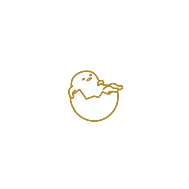 

Sticker Gudetama Aesthetic Reflektif Anti Air - Gold