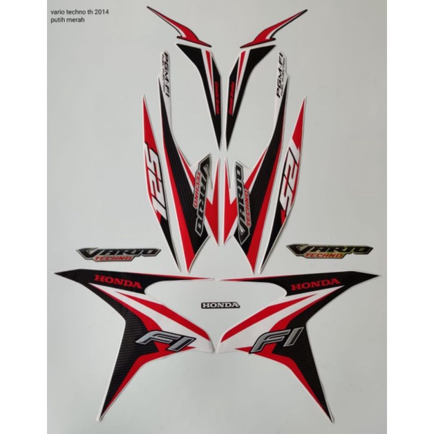 STRIPING VARIO 125 TECHNO 2014 PUTIH BIRU