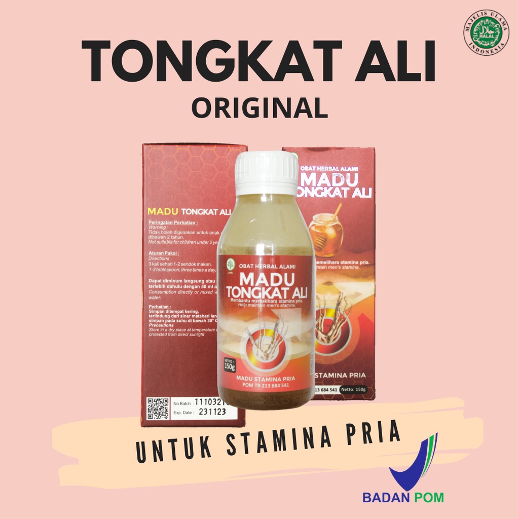 MADU TONGKAT ALI ORIGINAL - Madu Kuat Madu Kuat Pria Tahan Lama Obat Laki