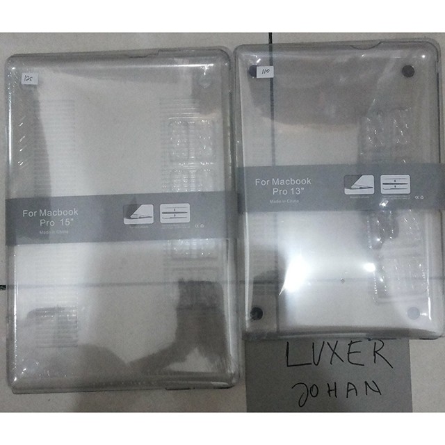 HARDCASE CASING MIKA CASE BENING MACBOOK PRO 15" DVD ROM 15.4 TRANSPARAN MURAH