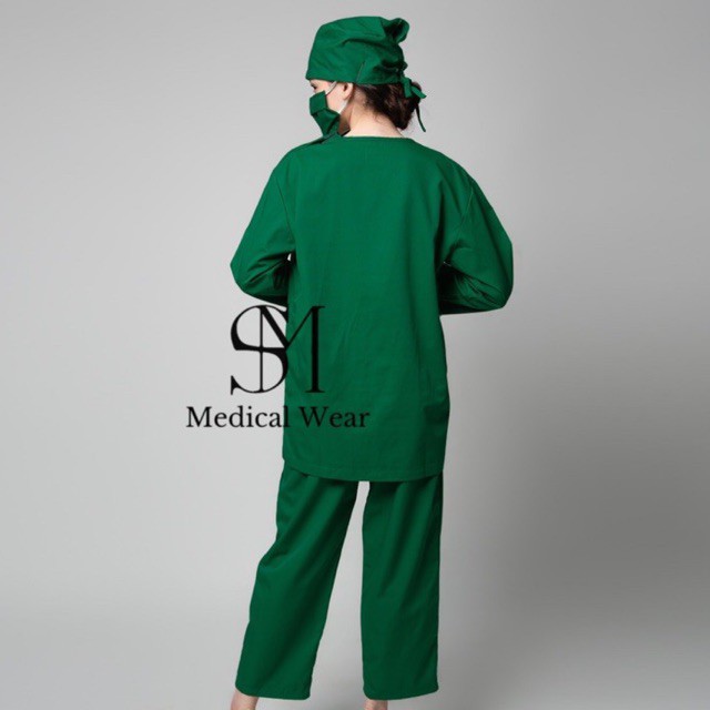 BAJU OKA LENGAN PANJANG BAJU PERAWAT OK BAJU SERAGAM MEDICAL ONLINE