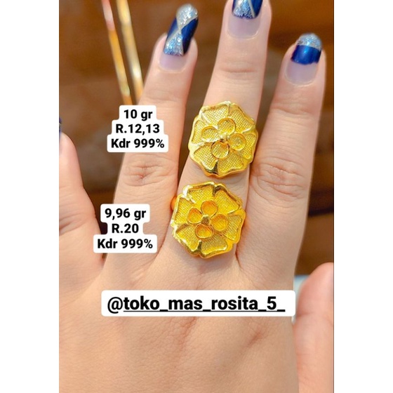 cincin bunga kdr 999