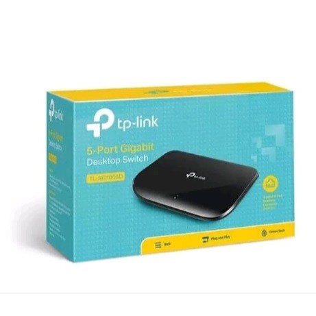 TP-LINK TL-SG1005D TPLINK 5-Port Gigabit Desktop Switch Hub 5 Port