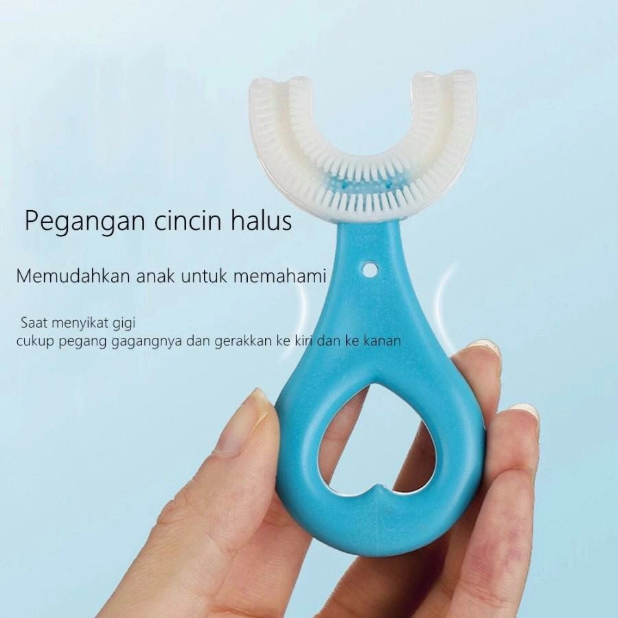 Sikat Gigi Anak U shape Silicone