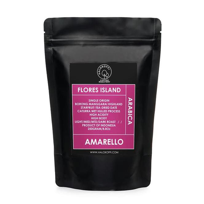 

3S5A BIJI KOPI ARABIKA YELLOW CATURRA 250GR FLORES HALOKOFFI ARABICA COFFEE 6U9M